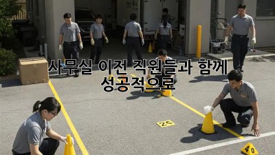사무실 이전, 직원들과 함께 성공적으로!
